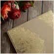 ksiega gosci zloty wzor partydeco kraft 21 x 19 7 cm 22 kartki