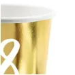 kubeczki 18 urodziny gold partydeco 220 ml 6 szt