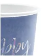 kubeczki happy bday granatowe partydeco 220ml 6 szt