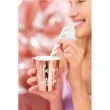 kubeczki happy birthday rozowe zloto partydeco 260 ml 6 szt