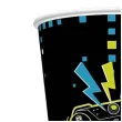 kubeczki papapierowe gaming pad czarny maki 250 ml 8 szt