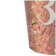 kubeczki papierowe 30 urodziny holo rozowe zloto santex 270 ml 10 szt