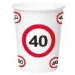 kubeczki papierowe 40 traffic birthday folat 350 ml 8 szt