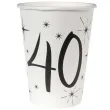 kubeczki papierowe 40 white santex 250 ml 10 szt