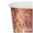 kubeczki papierowe 50 urodziny holo rozowe zloto santex 270 ml 10 szt