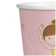 kubeczki papierowe baletnica rozowy amscan 250 ml 8 szt