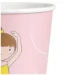 kubeczki papierowe baletnica rozowy amscan 250 ml 8 szt