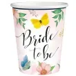 kubeczki papierowe bride to be wieczor panienski rozowy partypal 220 ml 6 szt