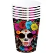 kubeczki papierowe czaszka dia de los muertos guirca 240 ml 6 szt
