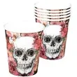 kubeczki papierowe day of dead czaszki boland 6 szt
