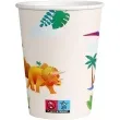 kubeczki papierowe dinozaury pd dino pd party 250 ml 8 szt