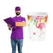 kubeczki papierowe flamingi hawajskie partypal 220 ml 6 szt