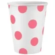 kubeczki papierowe groszki rozowe godan 250 ml 6 szt