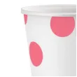 kubeczki papierowe groszki rozowe godan 250 ml 6 szt
