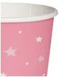 kubeczki papierowe gwiazdki rozowe paw 250 ml 10 szt