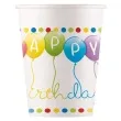 kubeczki papierowe happy birthday balon procos 200 ml 8 szt