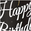 kubeczki papierowe happy birthday czarny godan 250 ml 6 szt
