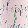 kubeczki papierowe happy birthday holo rozowe pudrowe partydeco 220 ml 6 szt