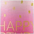 kubeczki papierowe happy birthday rozowo bialy procos 200 ml 8 szt