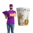 kubeczki papierowe happy birthday zwierzeta maki 250 ml 8 szt