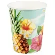 kubeczki papierowe hawaje kwiaty i ananasy boland 210 ml 10 szt