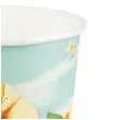 kubeczki papierowe hawaje kwiaty i ananasy boland 210 ml 10 szt