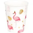 kubeczki papierowe hawajskie party flamingi boland 10 szt