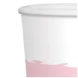 kubeczki papierowe impreza rozowo bialy amscan 250 ml 8 szt