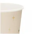 kubeczki papierowe jednorazowe gwiazdki bezowy dekoracja na urodziny piknik 220 ml 6 szt