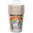 kubeczki papierowe jednorozec unicorn pd party 250 ml 8 szt