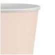 kubeczki papierowe klasyczne rozowe jasne godan 250 ml 6 szt