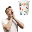 kubeczki papierowe klocki happy birthday maki 250 ml 8 szt