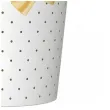 kubeczki papierowe kokarda i groszki bialy maki 250 ml 8 szt