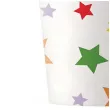 kubeczki papierowe kolorowe gwiazdki bialy procos 200 ml 8 szt