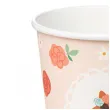 kubeczki papierowe konie rozowy jasny partydeco 220 ml 6 szt