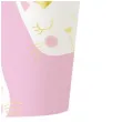 kubeczki papierowe kotek z korona rozowe godan 270 ml 6 szt