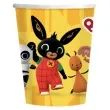 kubeczki papierowe krolik bing zolte amscan 250 ml 8 szt