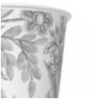 kubeczki papierowe kwiatowe wzory srebne maki 250 ml 8 szt