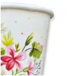 kubeczki papierowe kwiaty delicate flowers with dots maki 250 ml 8 szt