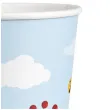 kubeczki papierowe lesne zwierzatka blekitne arpex 200 ml 8 szt