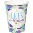kubeczki papierowe mermaid wishes amscan 250 ml 8 szt