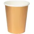 kubeczki papierowe metalic cups rozowe zloto folat 250 ml 8 szt