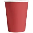 kubeczki papierowe monocolor czerwone partypal 220 ml 6 szt