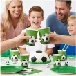 kubeczki papierowe pilka nozna football party godan 200 ml 6 szt