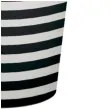 kubeczki papierowe poziome paski bialo czarne paw 250 ml 10 szt