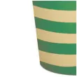kubeczki papierowe poziome paski zielono zolte paw 250 ml 10 szt