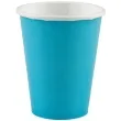 kubeczki papierowe premium amscan blekitne 250 ml 8 szt