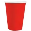 kubeczki papierowe premium czerwone santex 250 ml 10 szt
