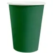 kubeczki papierowe premium zielone ciemne santex 250 ml 10 szt