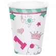 kubeczki papierowe roczek doodle rozowe godan 270 ml 8 szt
